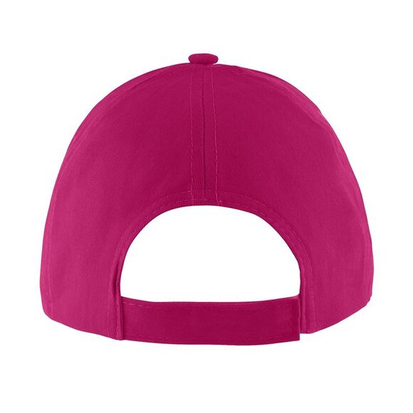 SOLS Unisex Buzz 5 Panel Baseball Cap / Fuchsia - Picture 3 of 4